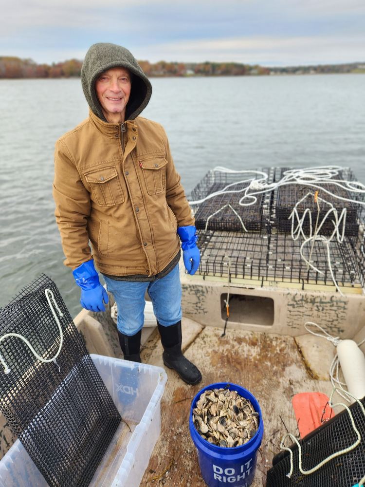 Preparing cages for overwintering
